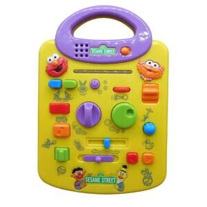 Fisher Price 2000 Bright & Silly Sound Center Sesame Street Elmo & Zoe Works